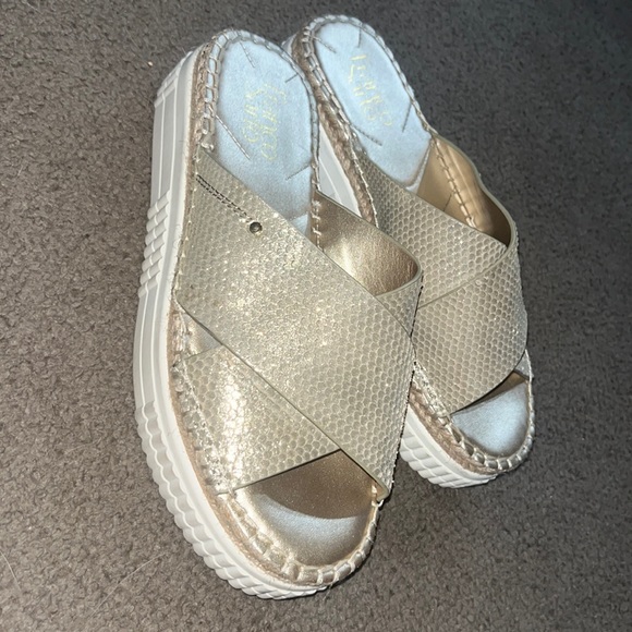 Size 8 FRANCO Sarto platform sandals - Picture 2 of 3